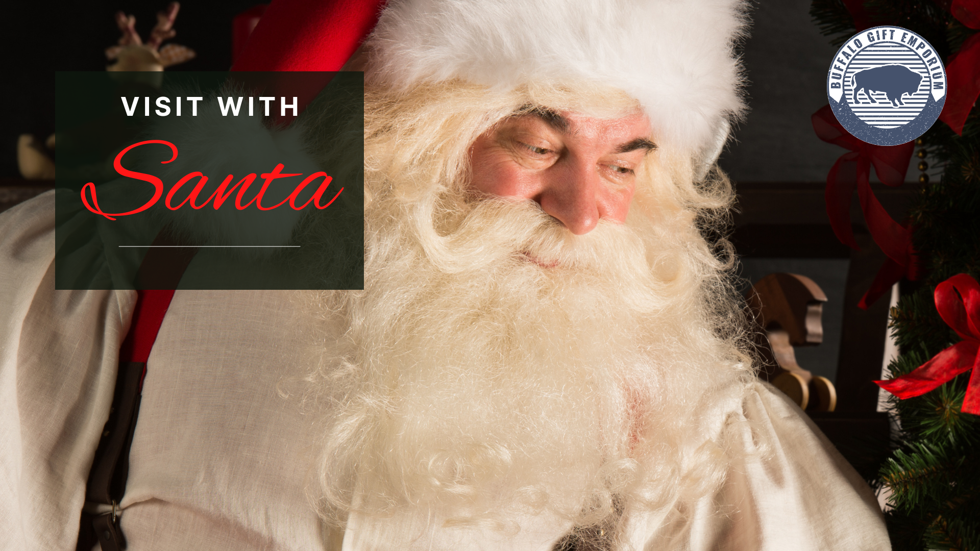 Santa Claus brings holiday cheer to Buffalo Gift Emporium