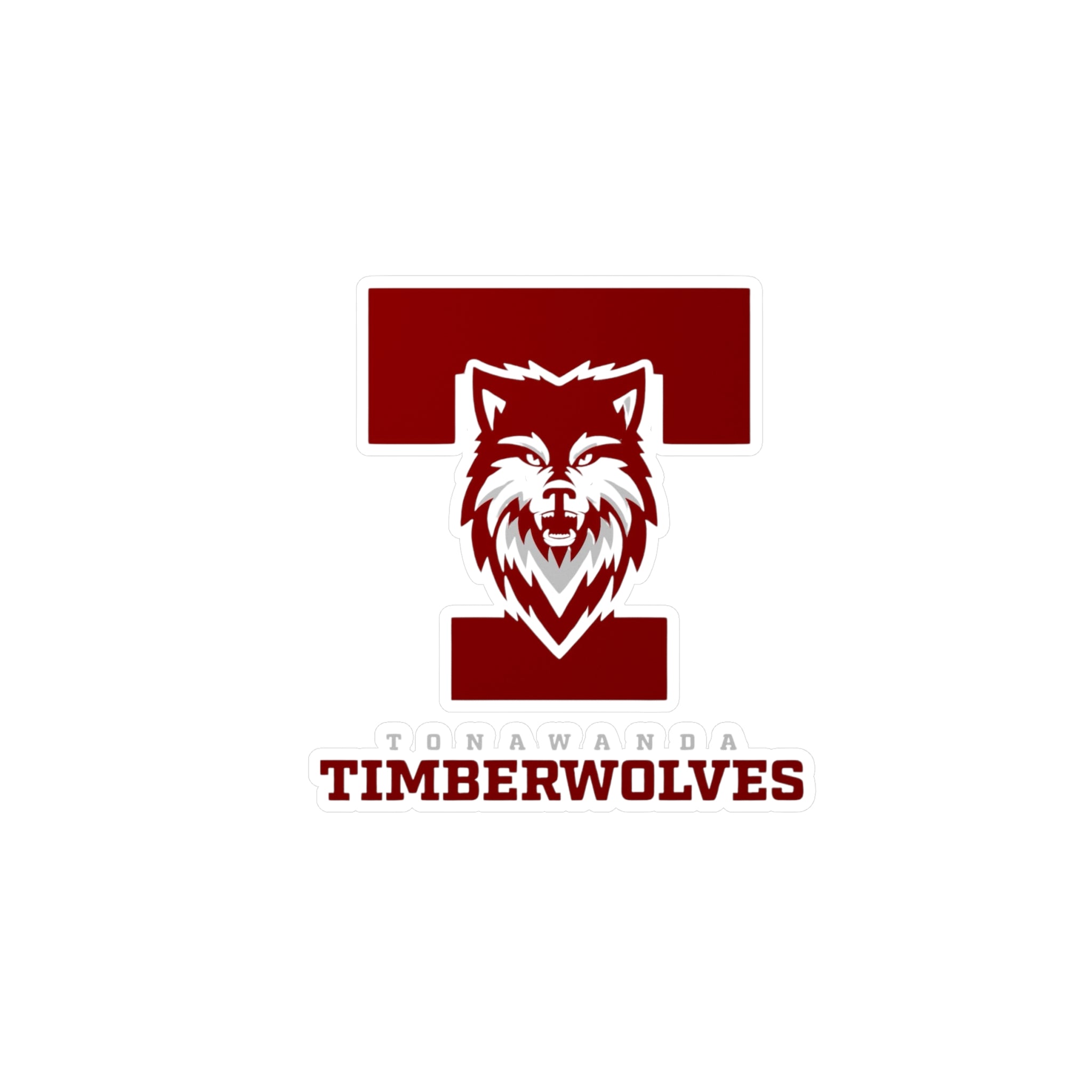 Tonawanda Wolverines Pride Premium Vinyl Kiss-Cut Decals