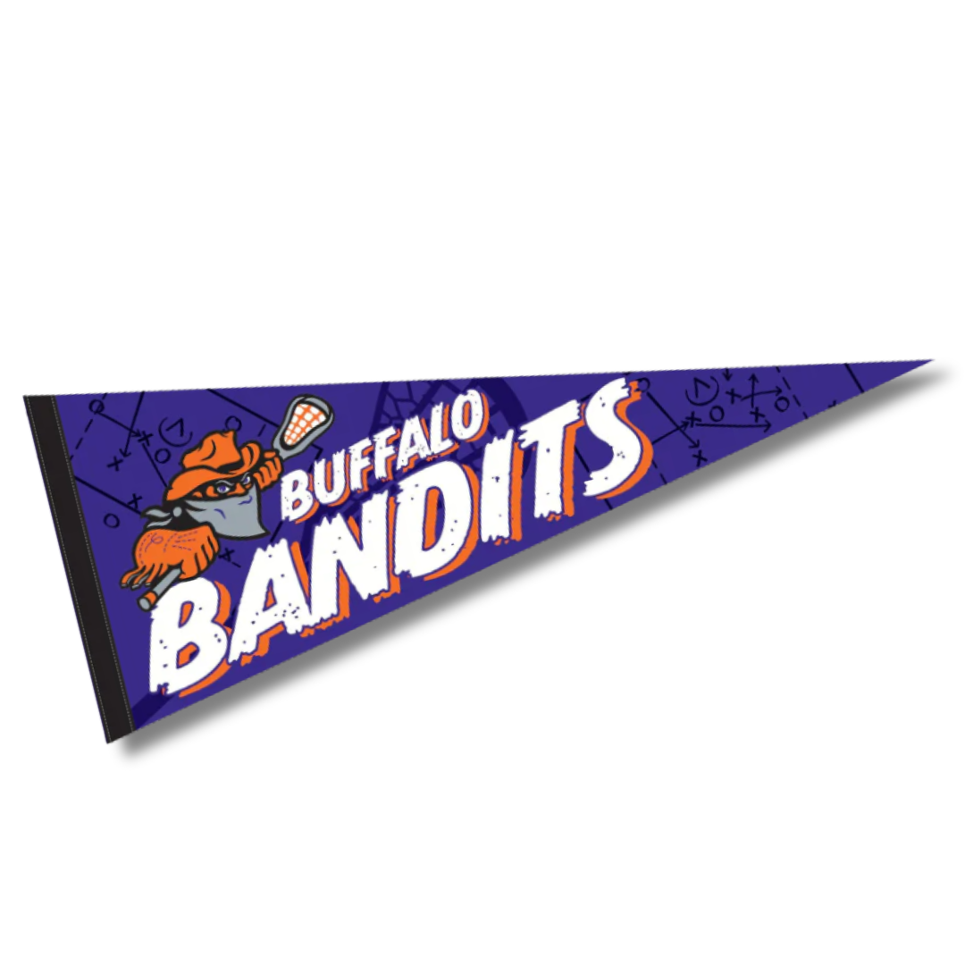 Buffalo Bandits Lacrosse Team Pennant – Officially Licensed Fan Banner