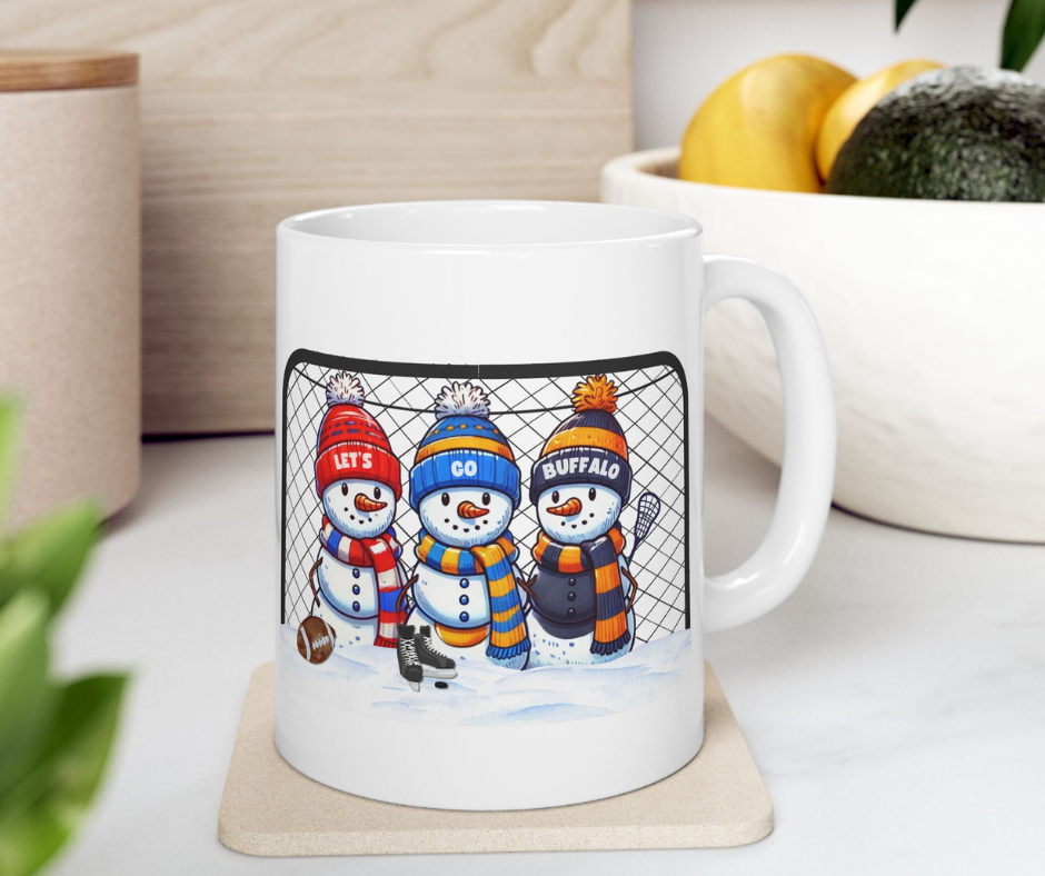 Buffalo Snowmen 11oz Mug