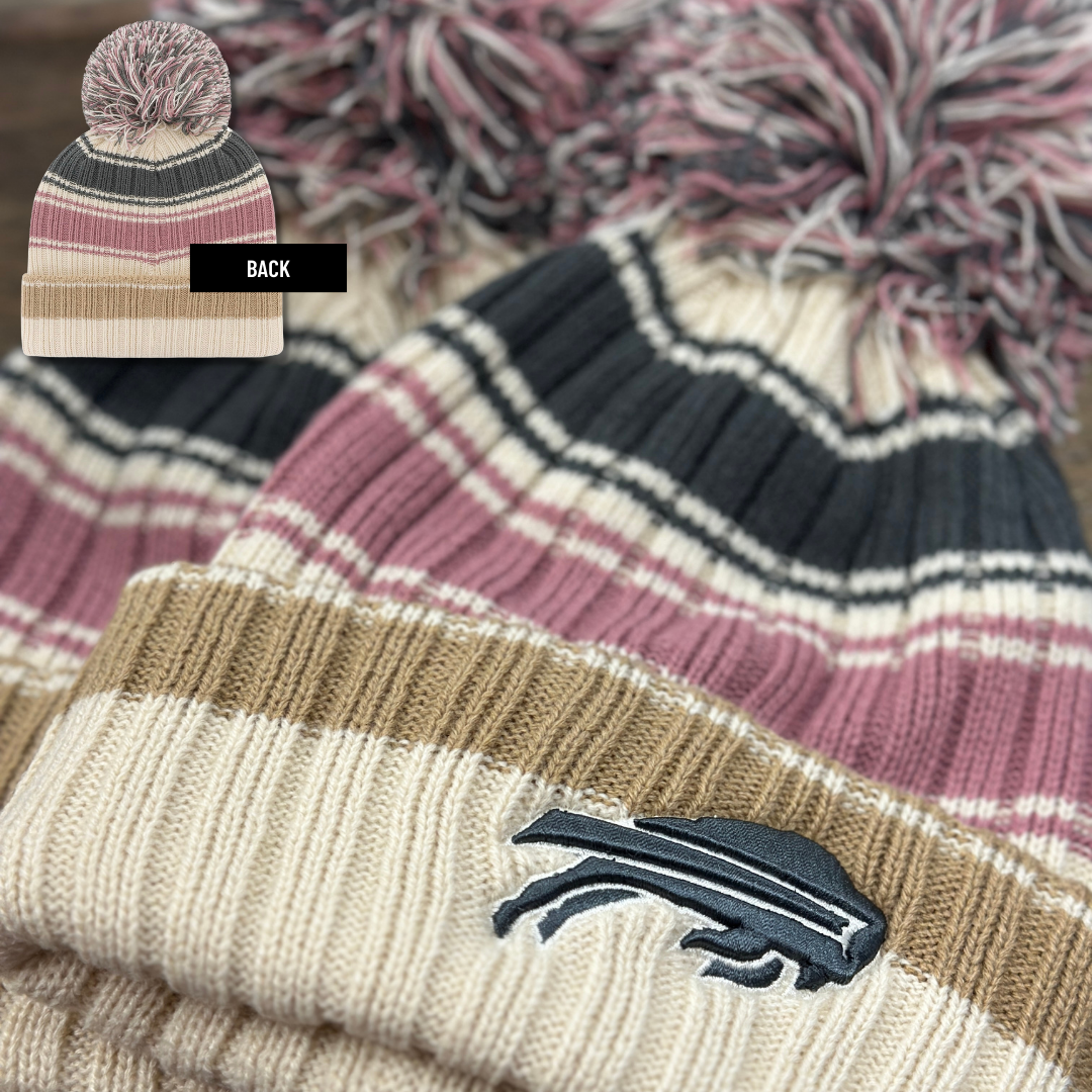 Women's Buffalo Bills Cuffed Knit Hat with Pom
