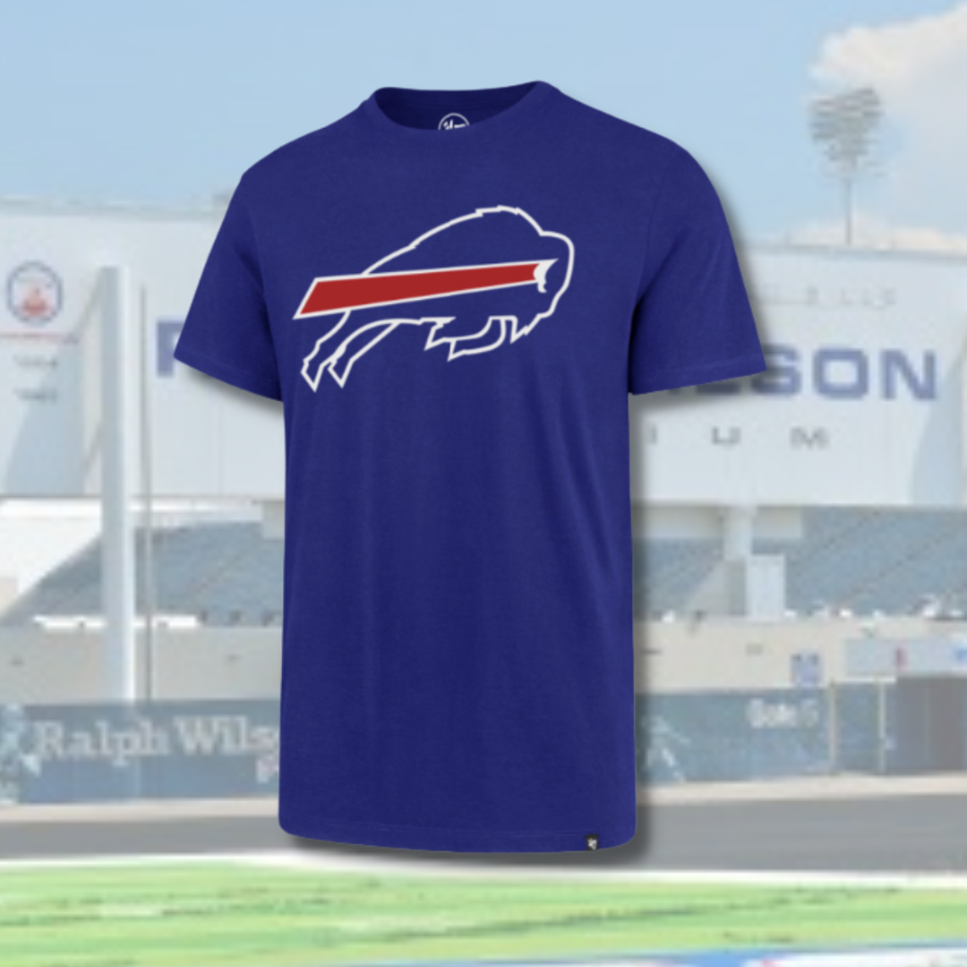 Buffalo Bills Men's Royal Team Fan Up Super Rival Tee Shirt