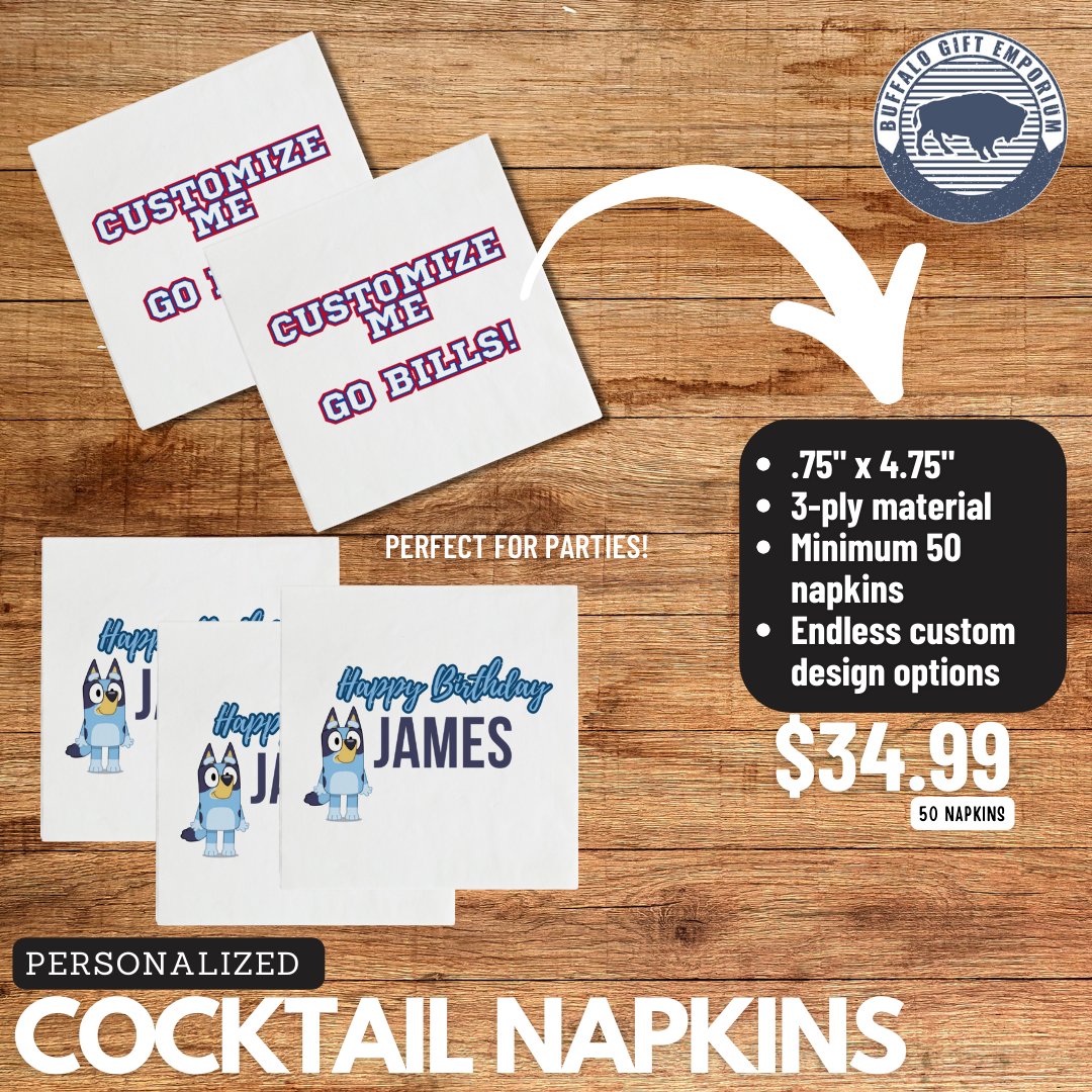Personalized Cocktail Napkins