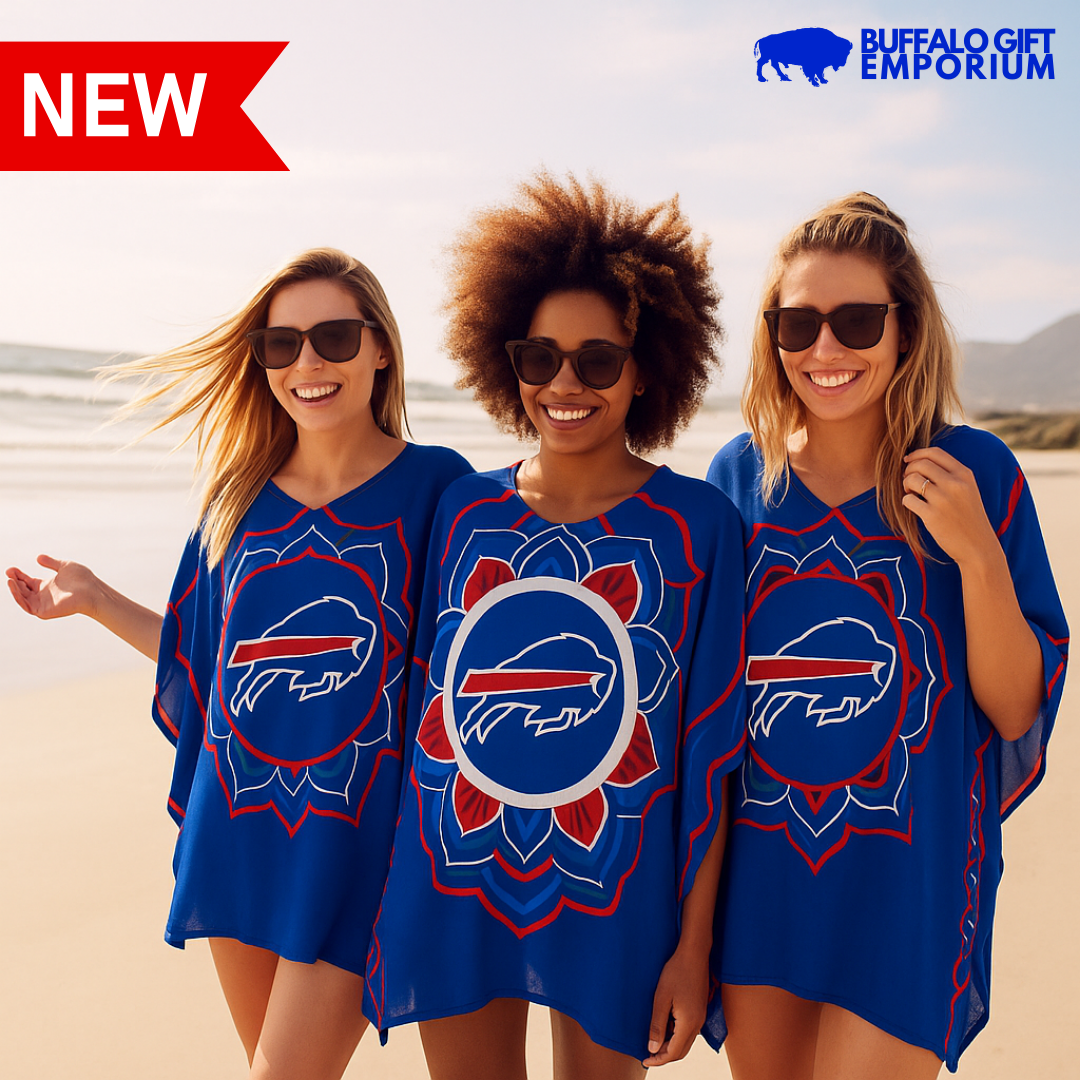 Buffalo Bills Caftan Flower