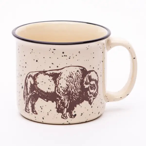 Buffalo Ceramic Coffee Mug - Drinkware