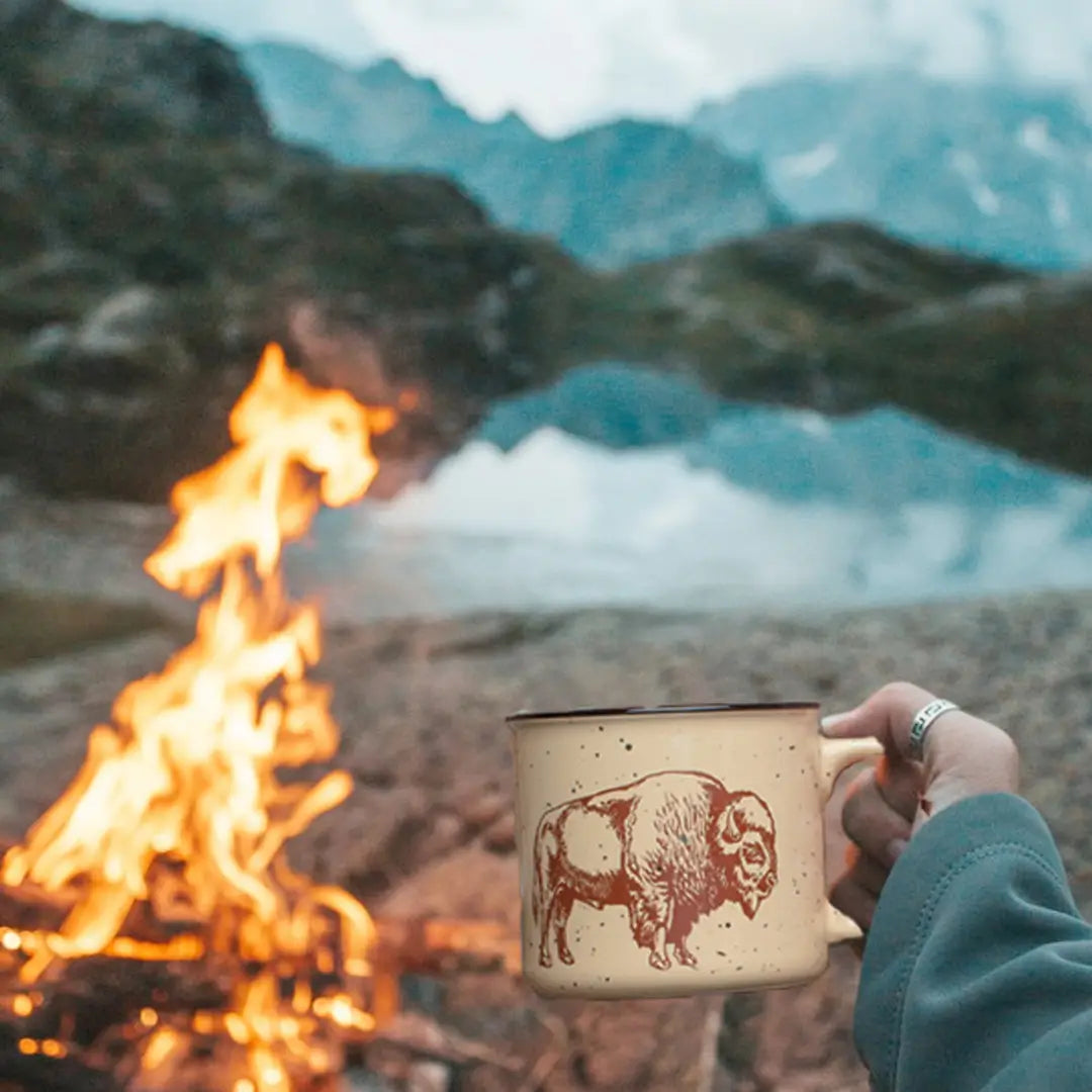 Buffalo Ceramic Coffee Mug - Drinkware