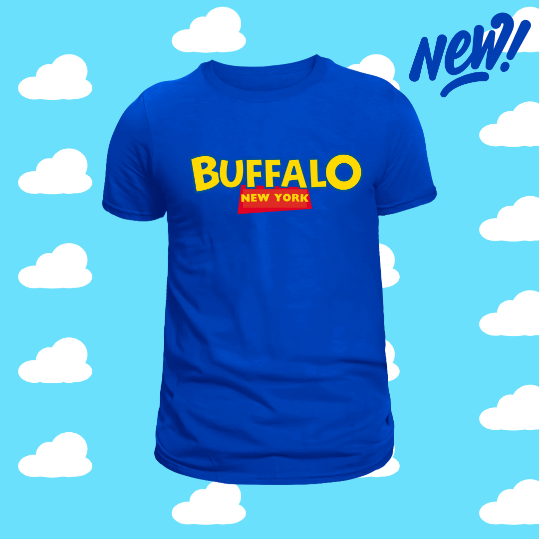 Buffalo New York toy themed t-shirt