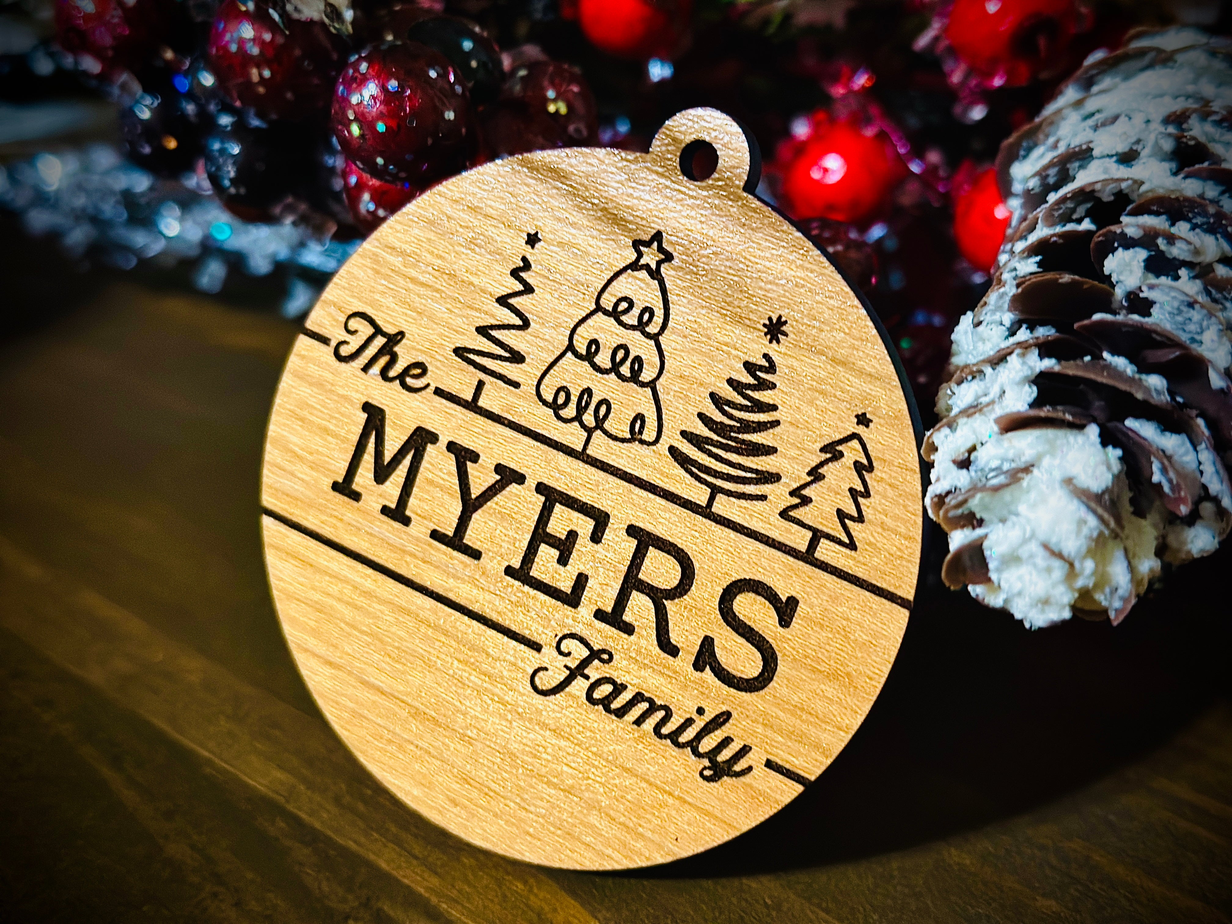 Personalized Family Ornament