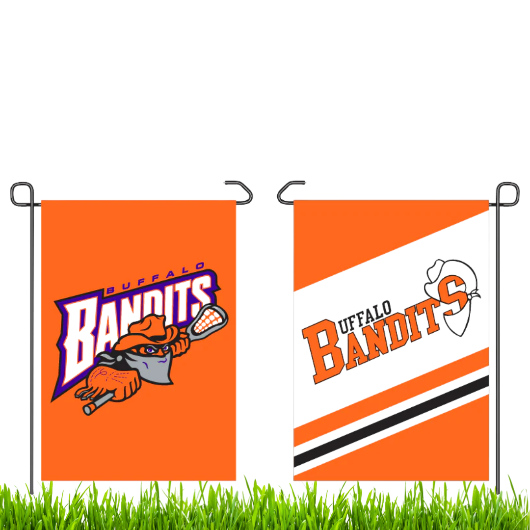 Buffalo Bandits Double-Sided Garden Flag – Officially Licensed Outdoor & Indoor Banner (12.5” x 18”)
