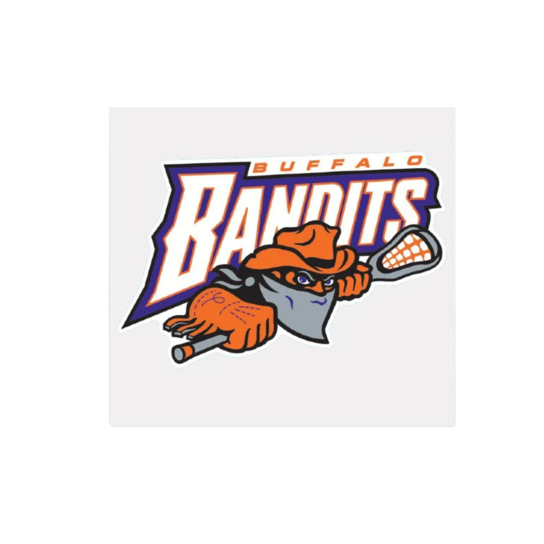 Buffalo Bandits 4x4" Perfect Cut Decal – Officially Licensed Vinyl Sticker