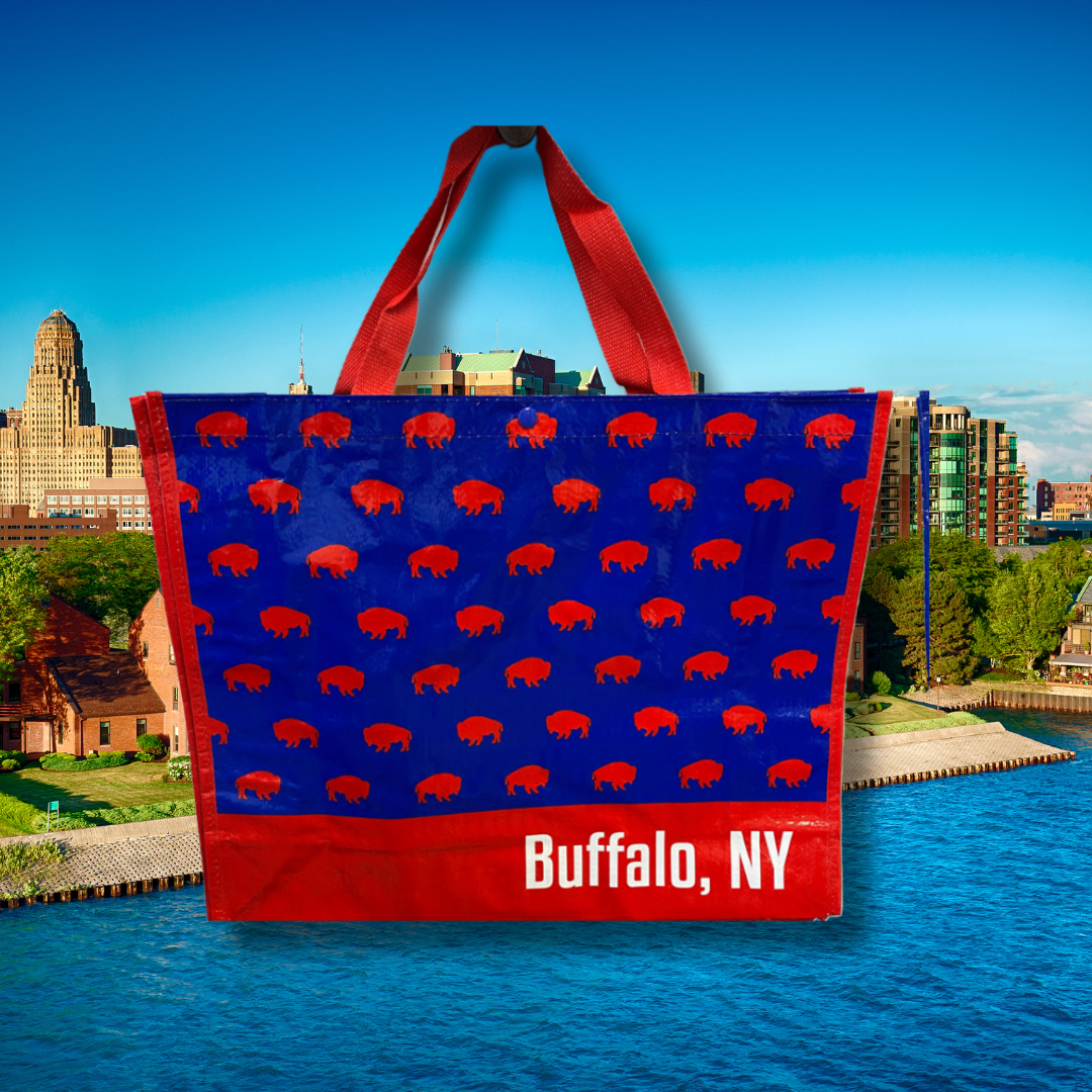 Repeat Buffalo Recycled Tote Bag