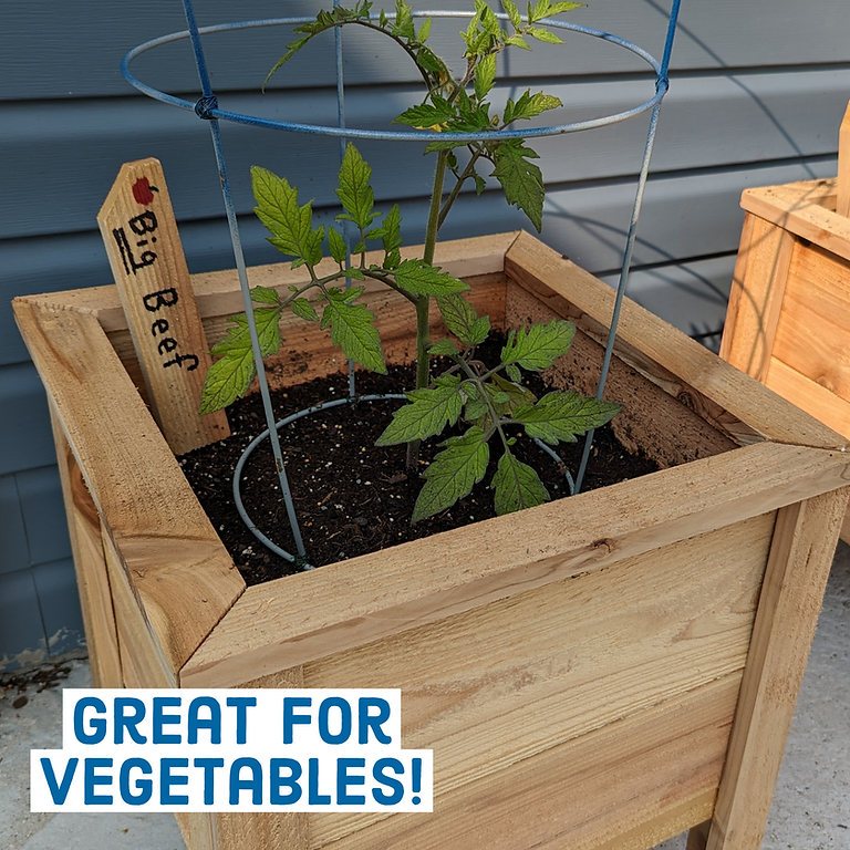 Handcrafted Wooden Planter Boxes – Rustic & Durable – 3 Sizes Available!