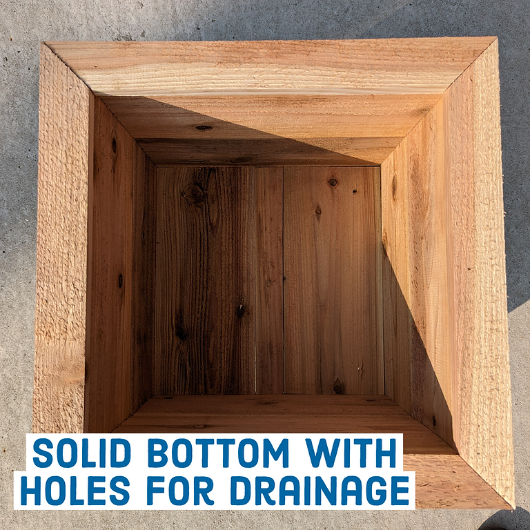 Handcrafted Wooden Planter Boxes – Rustic & Durable – 3 Sizes Available!