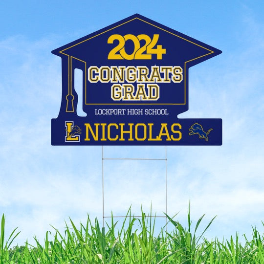 Personalized Graduation Lawn Signs