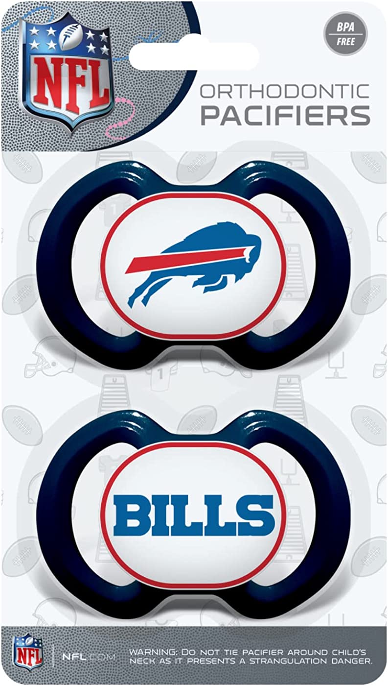 Baby Buffalo Bills 2-Pack Pacifiers, One Size
