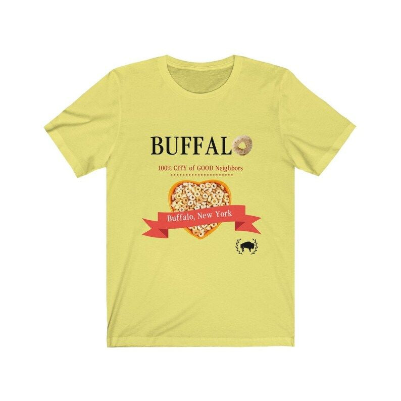 Unisex Short Sleeve Buffalo Cereal Tee