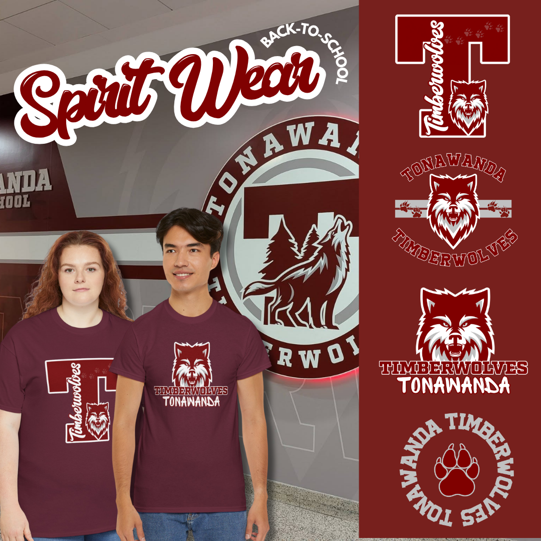 City Of Tonawanda High School Spirit Wear T-shirts