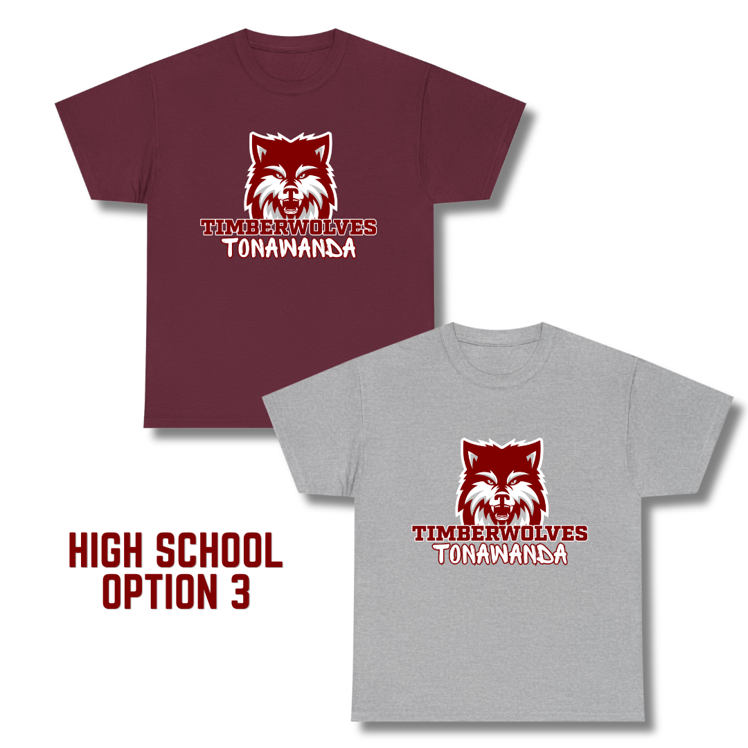 City Of Tonawanda High School Spirit Wear T-shirts