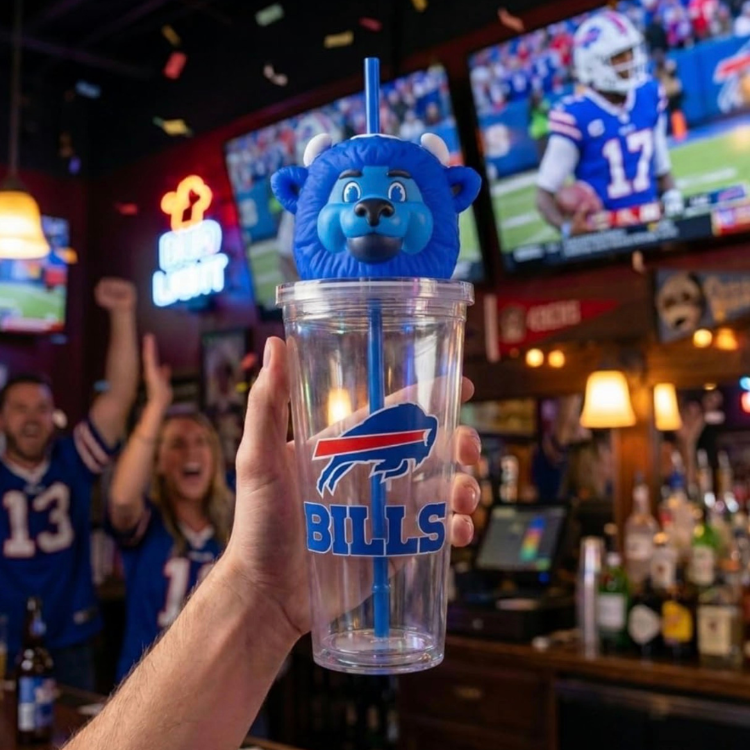 Buffalo Bills Mascot 24 oz Sipper