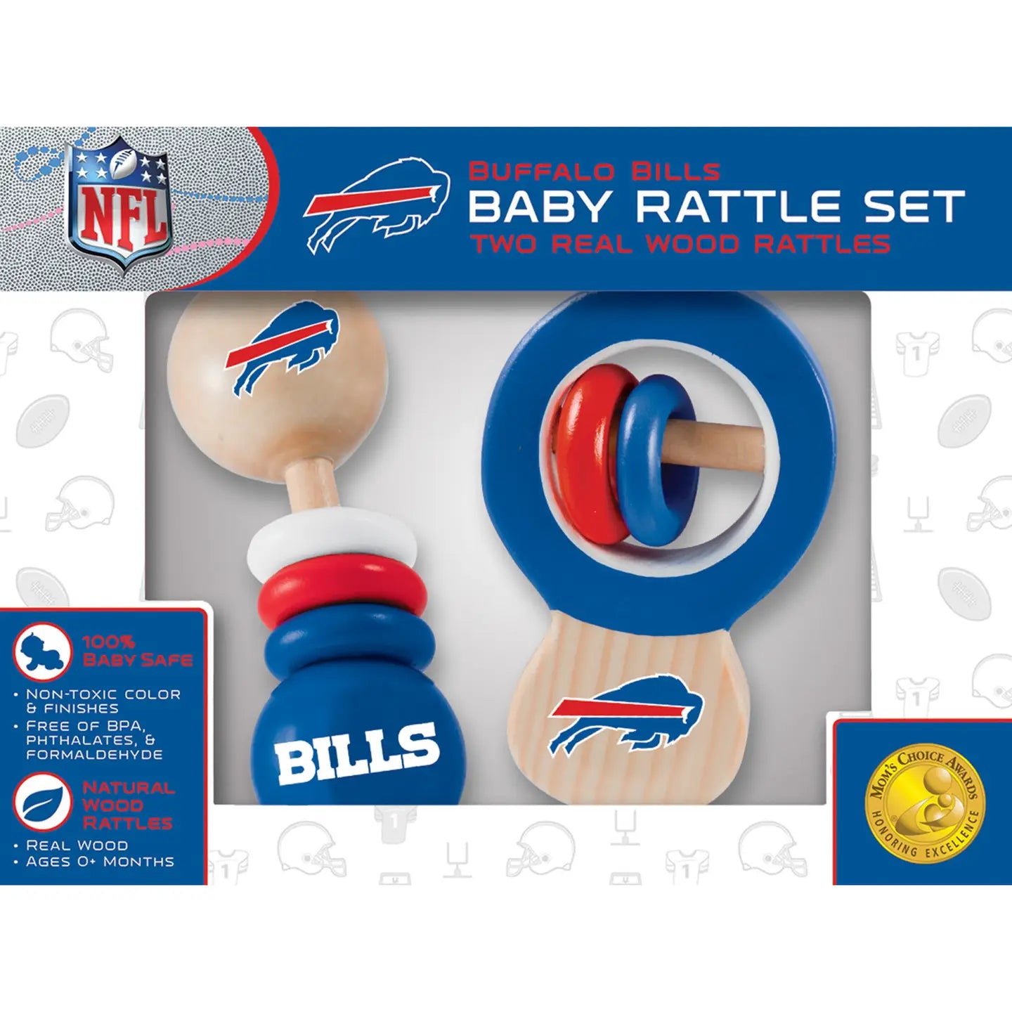 Buffalo Bills - Baby Rattles 2-Pack