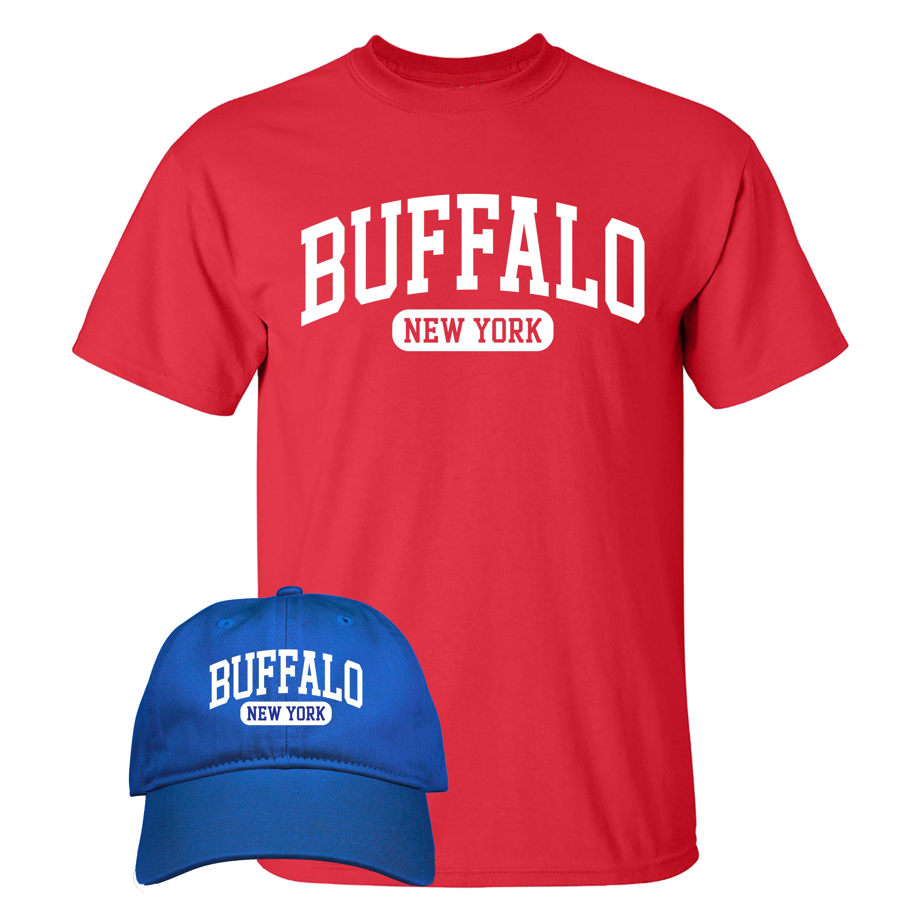 Buffalo, New York Cap and T-shirt Combo