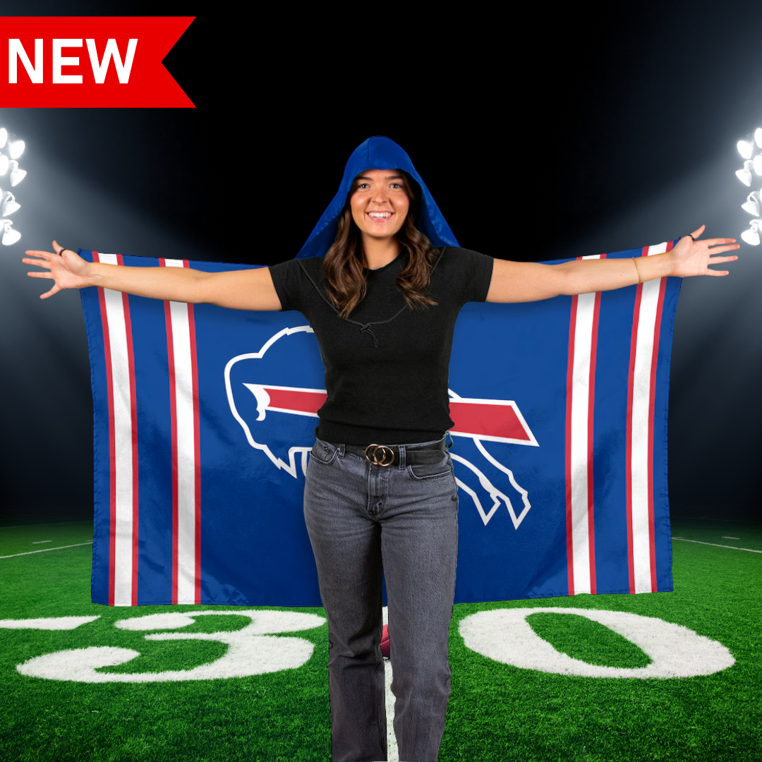Buffalo Bills 3x5 Hoodie Flags