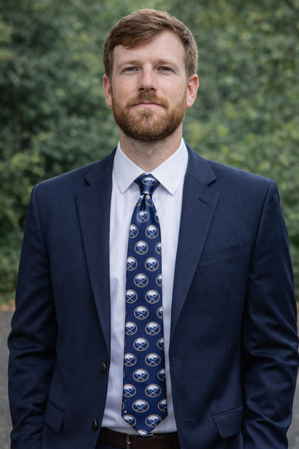 Buffalo Sabres All over team logo necktie