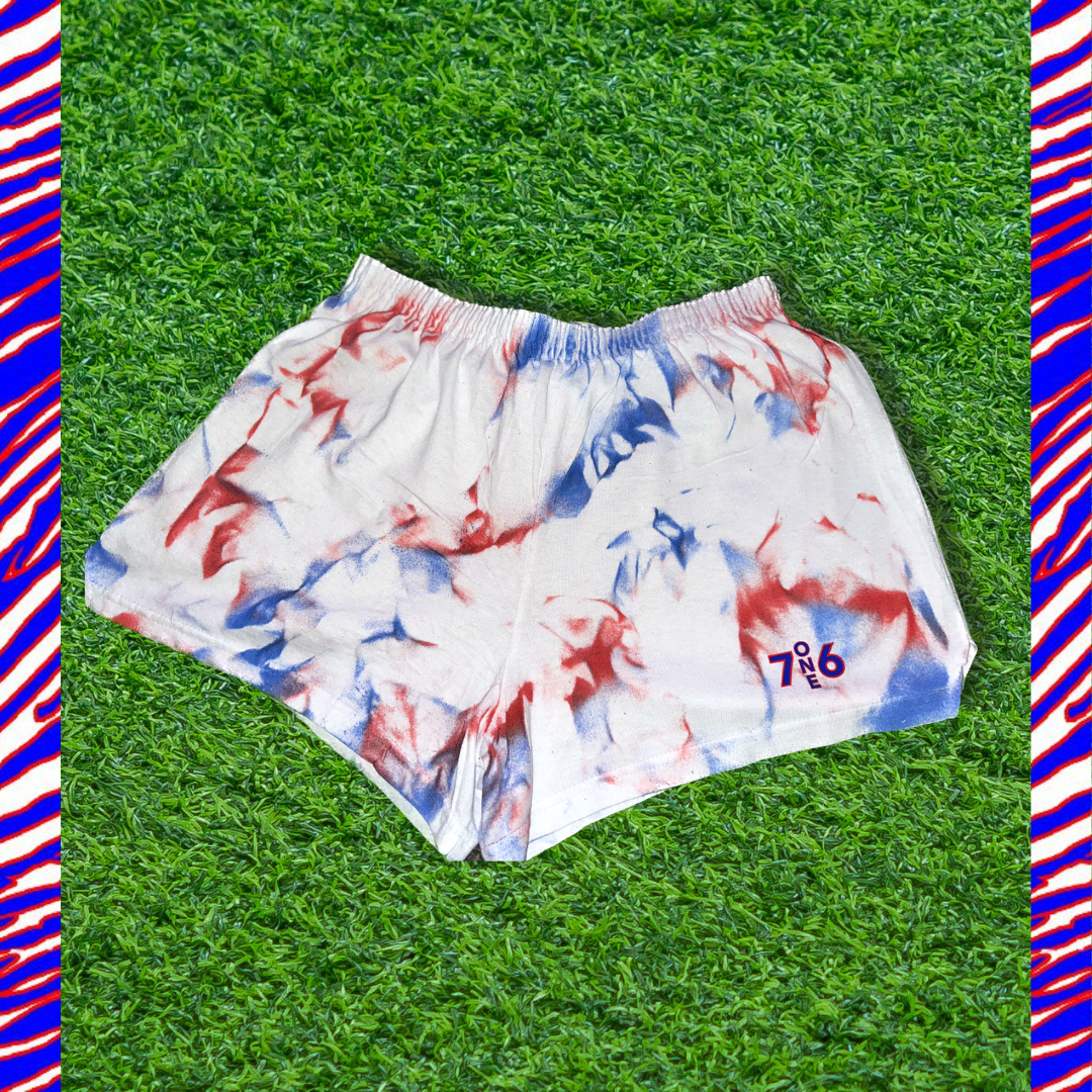 Bleached shorts sales