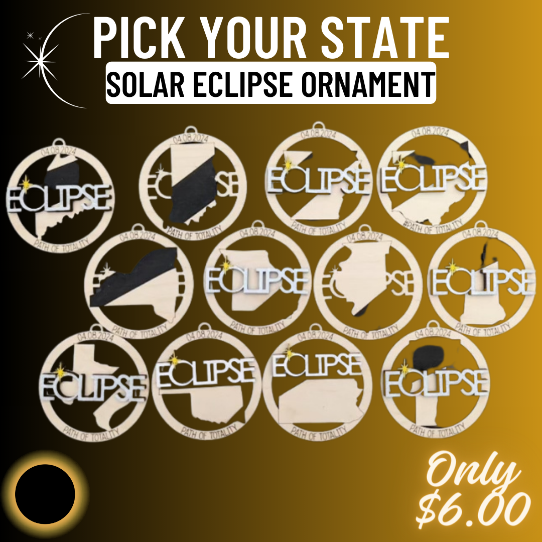 Solar Eclipse State Ornament