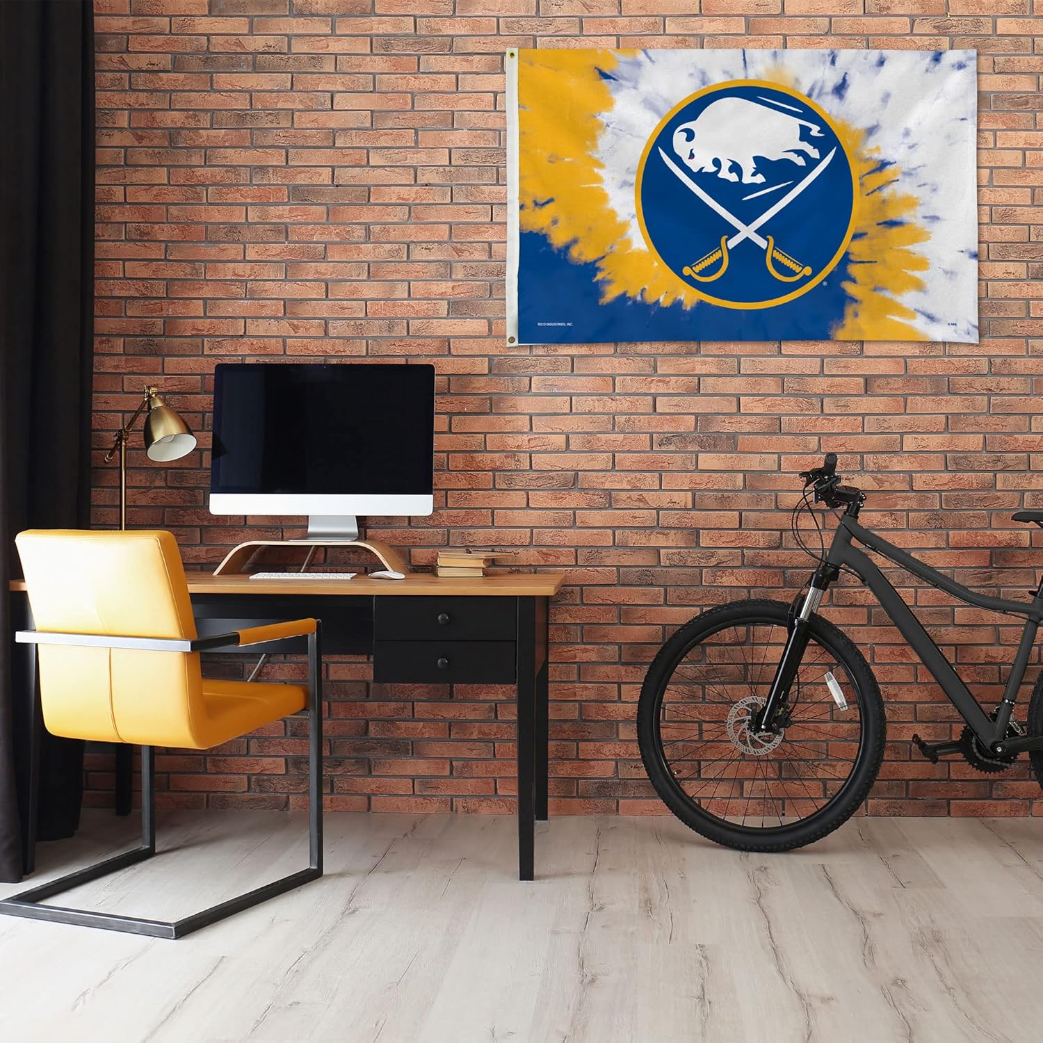 NHL Buffalo Sabres Tie Dye 3' x 5' Banner Flag 3' x 5' Banner Flag Single Sided - Indoor or Outdoor