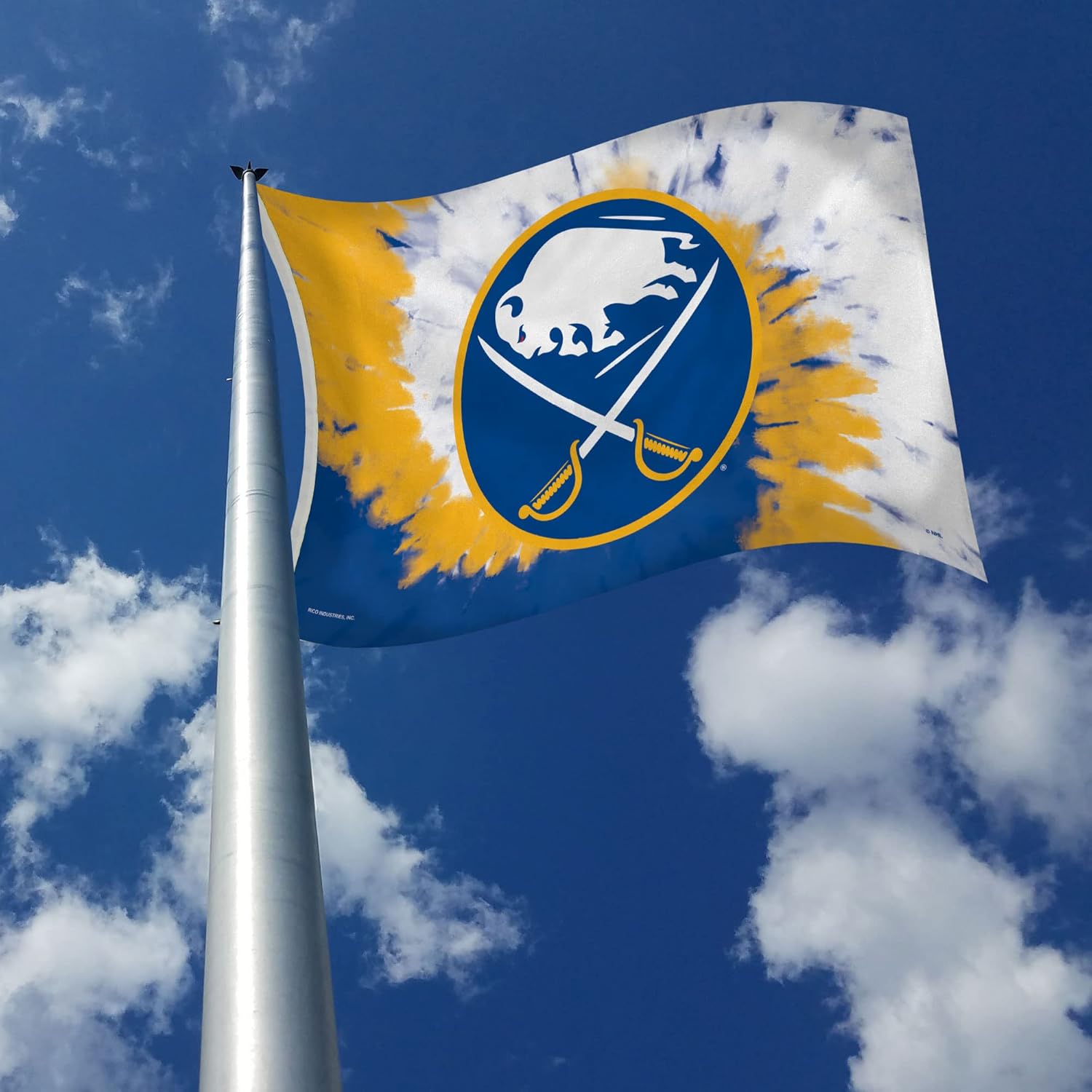 NHL Buffalo Sabres Tie Dye 3' x 5' Banner Flag 3' x 5' Banner Flag Single Sided - Indoor or Outdoor