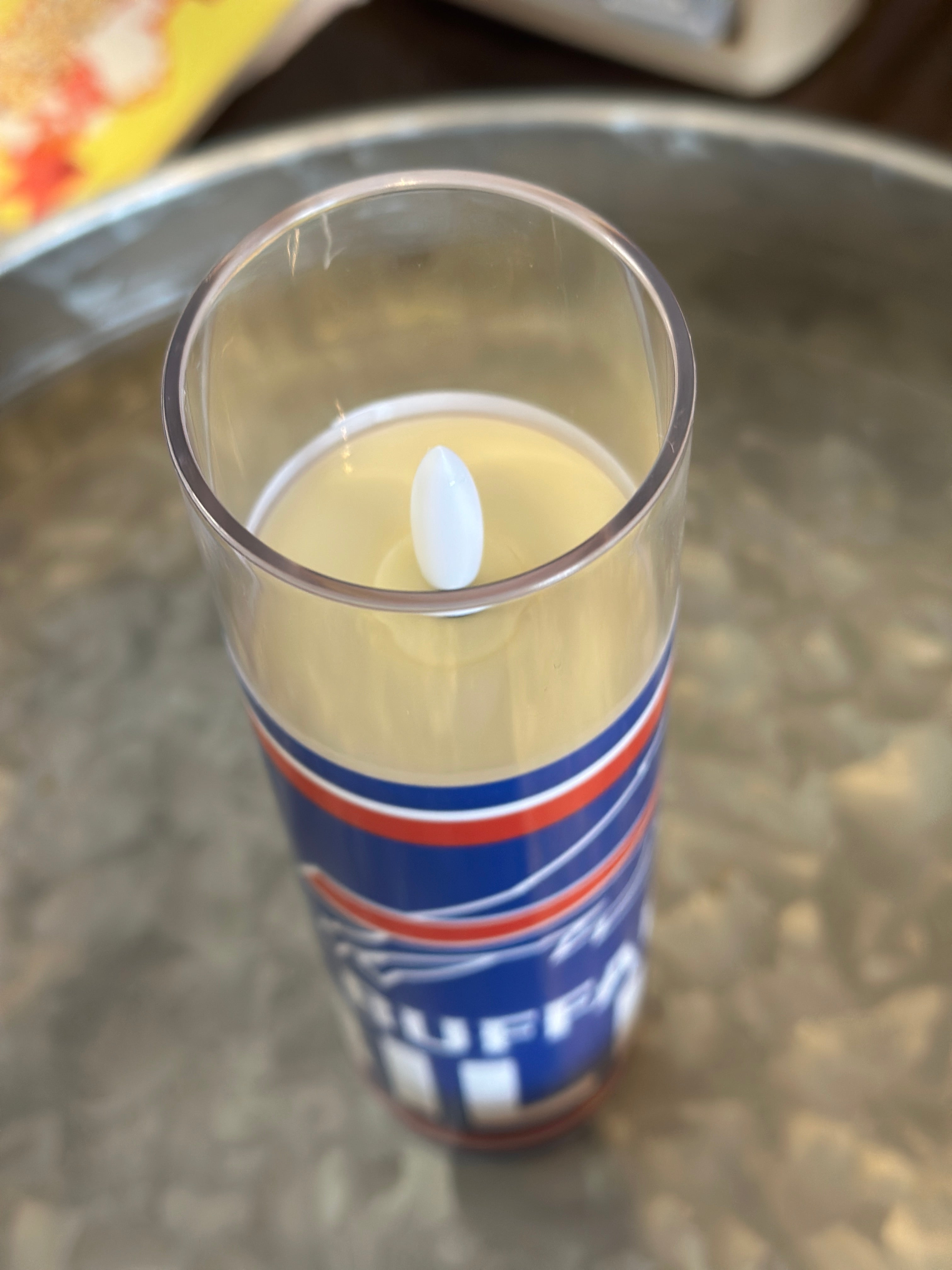 Bufallo Bills Team Electronic Candle