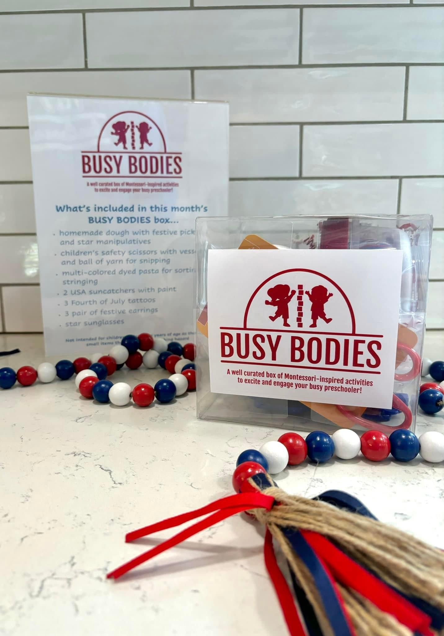 Busy Bodies Activity Box