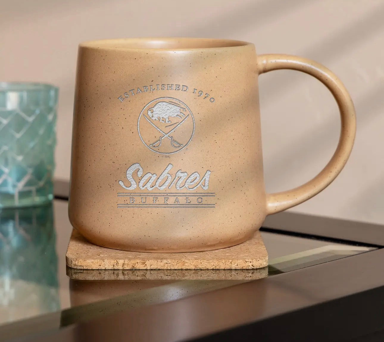 Buffalo Sabres Hockey NHL Sand 16 oz Ceramic Taper Mug