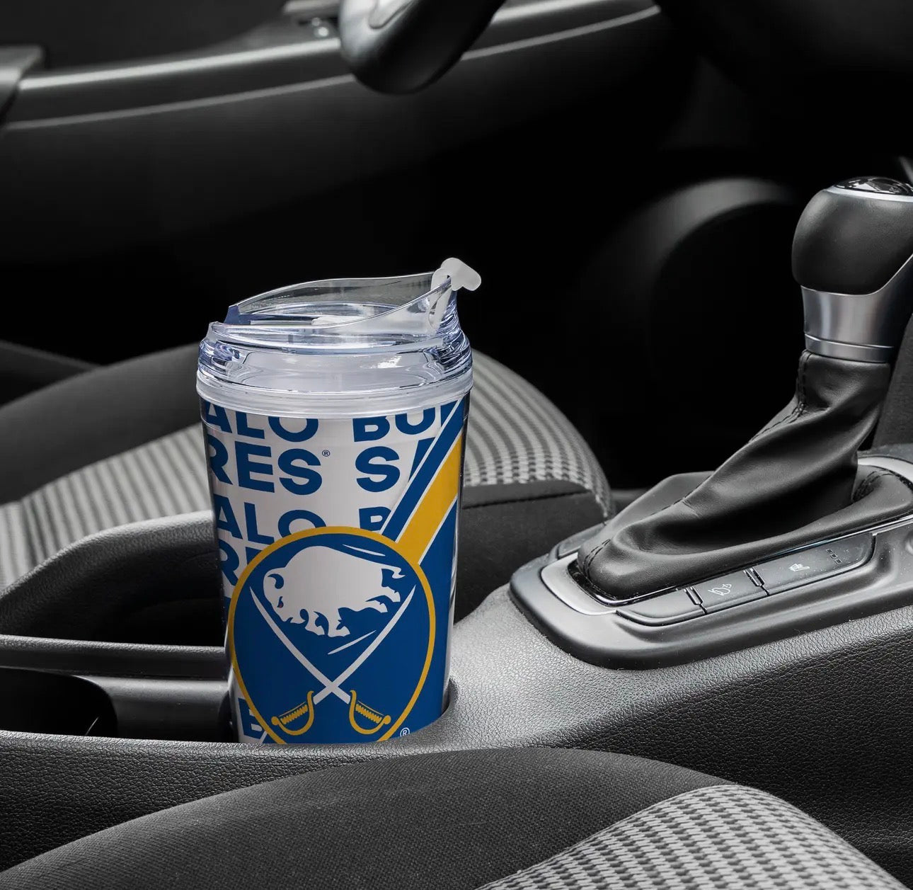 Buffalo Sabres 24oz Acrylic Tumbler with Hinged Lid