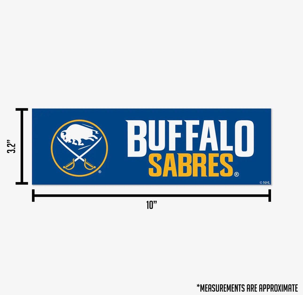 Buffalo Sabres NHL Hockey Team Spirit Magnet