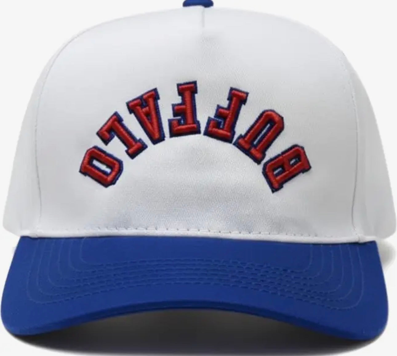 Buffalo upside down embroidery hat