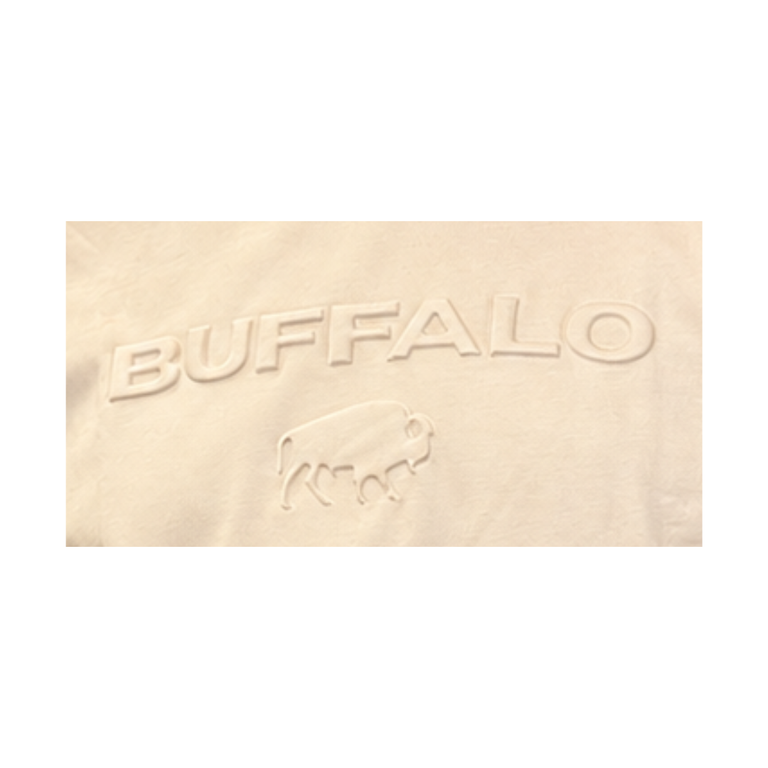 BUFFALO Embossed Oversized Tee (Beige)