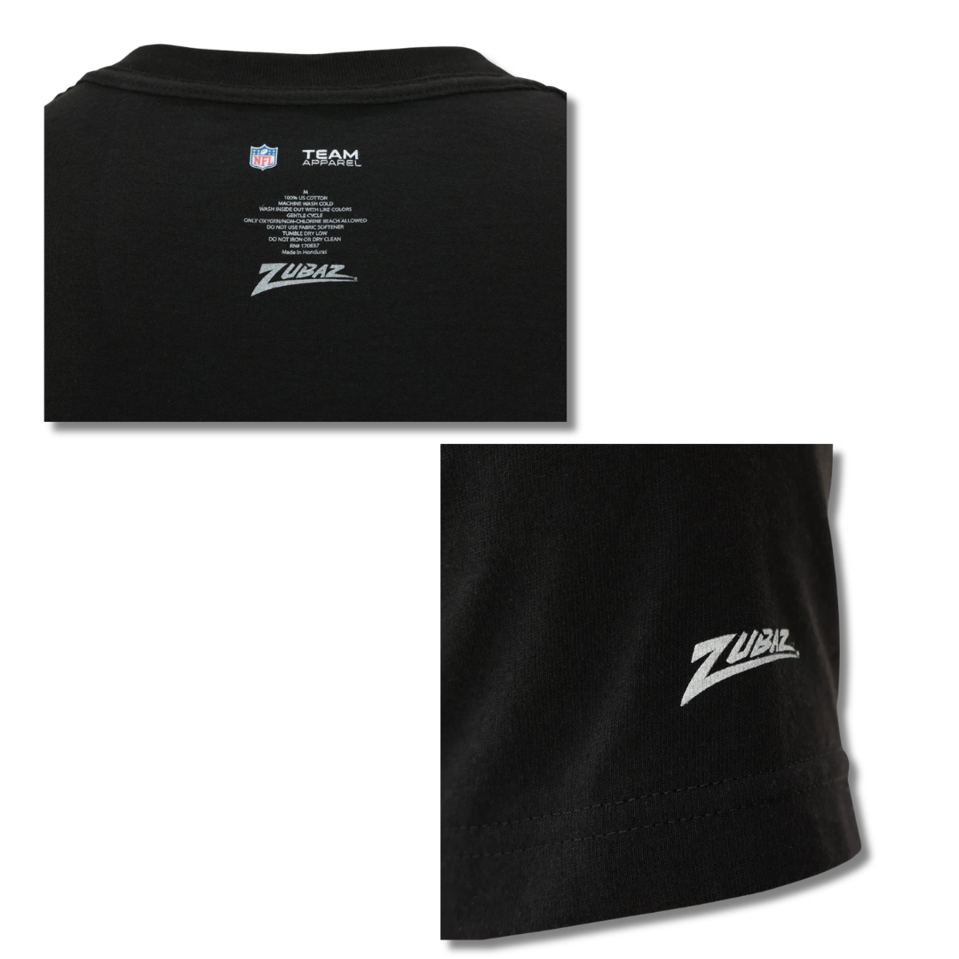 Buffalo Bills Zubaz Unisex Cotton Heavyweight Short Sleeve T-Shirt Black