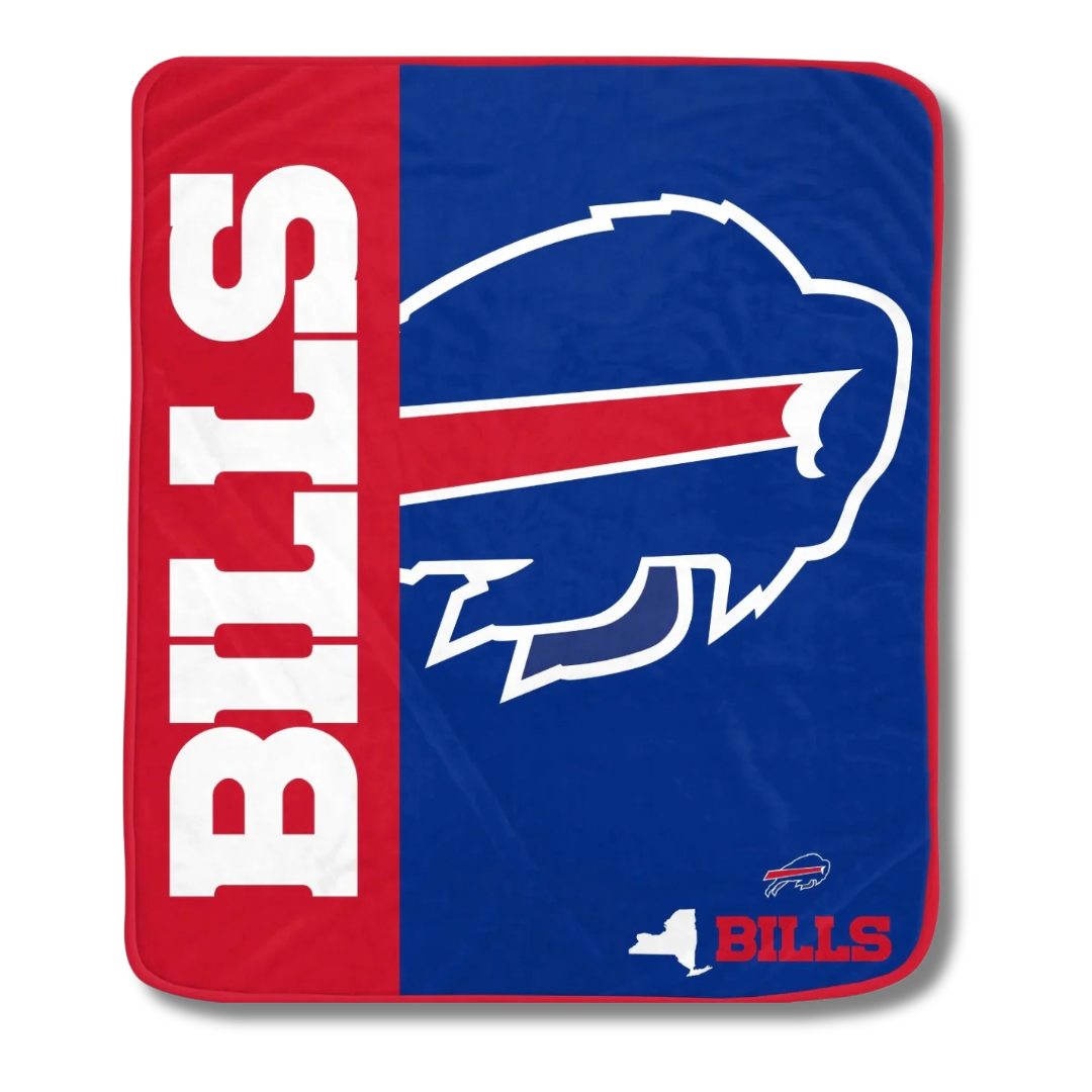 Buffalo Bills Ultra Soft Tailgate Throw Blanket 50 in X 60 in