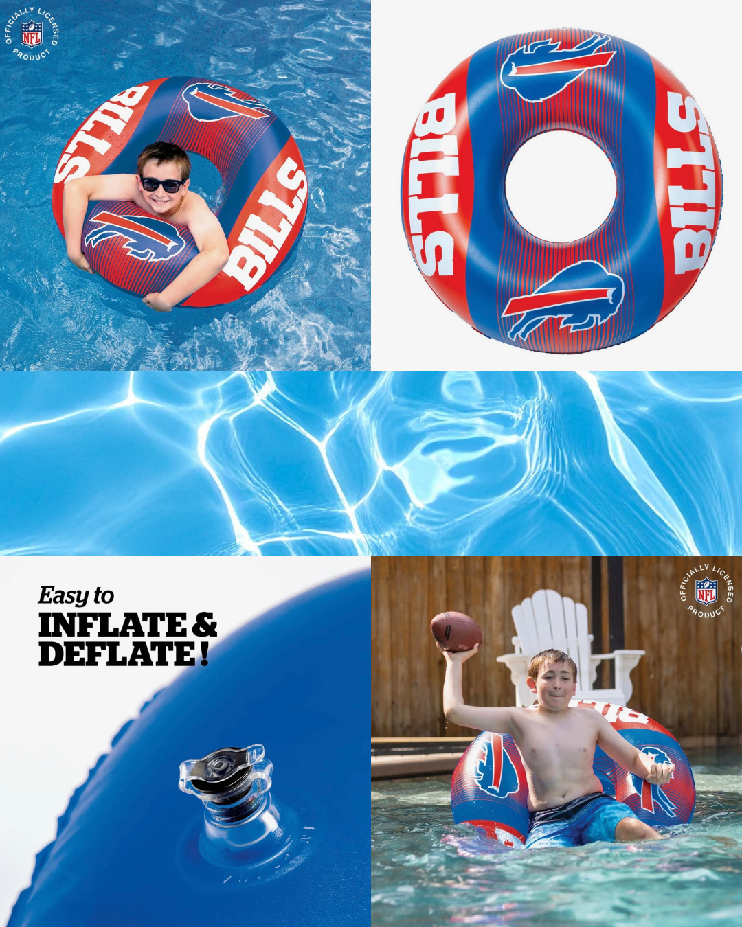 Buffalo Bills 36 in Ring Pool Float