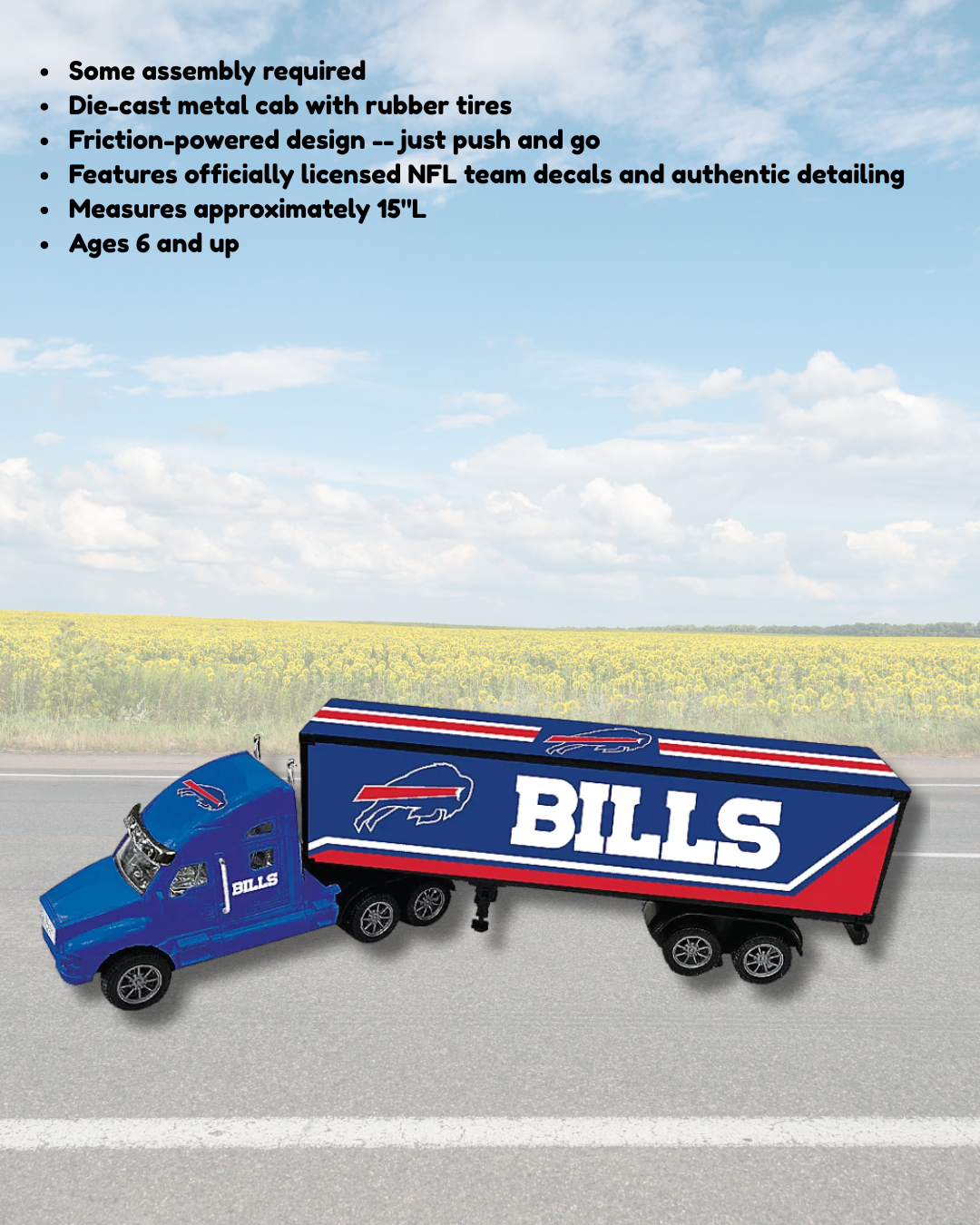 Buffalo Bills 18-Wheeler Big Rig Truck