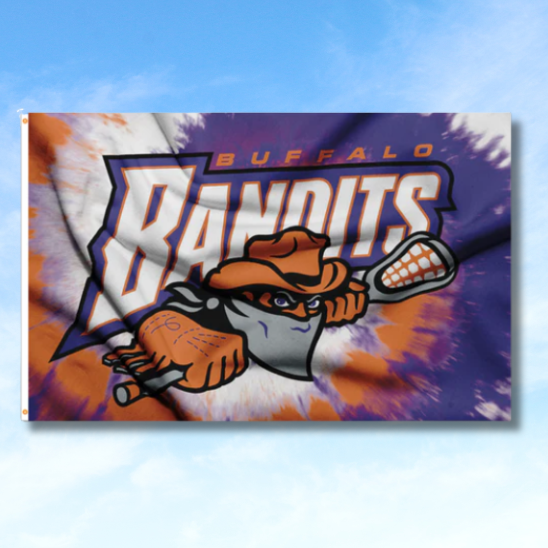 Buffalo Bandits 3 x 5 Flag