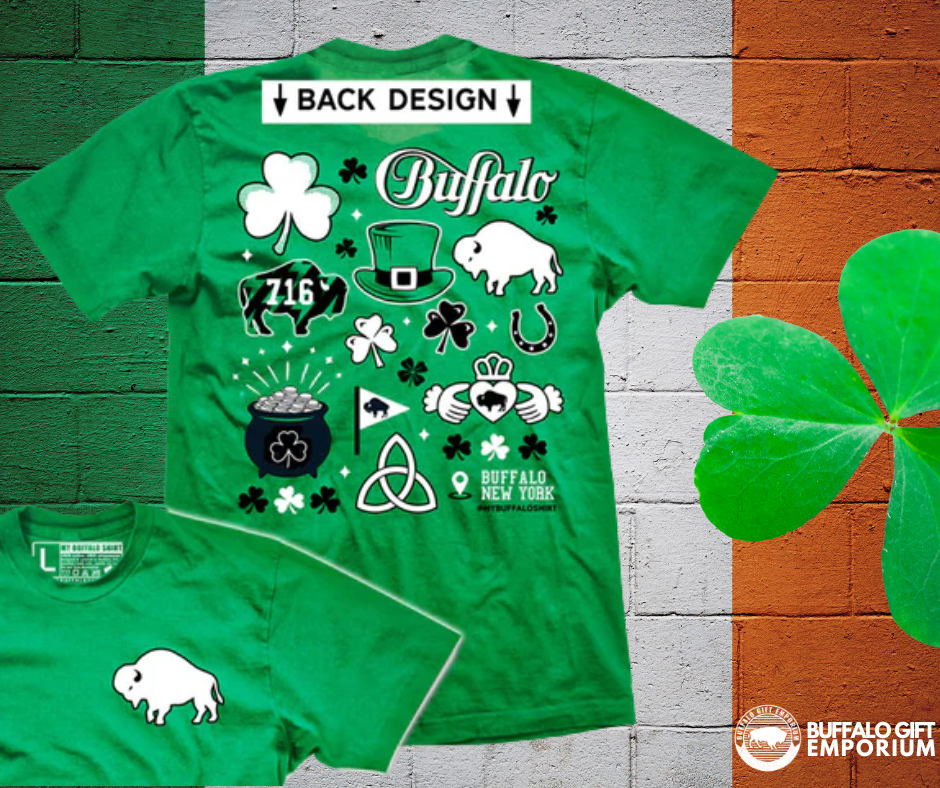 Buffalo Irish Pattern T-shirt