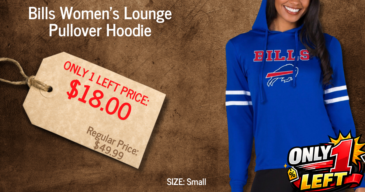 Bills Women’s Lounge Pullover Hoodie