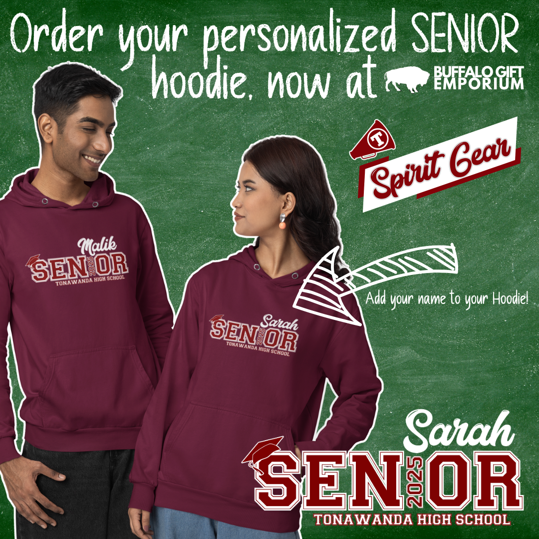 City of Tonawanda High School Personalized Senior Hoodie – Class of 2025