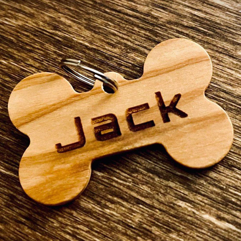 Wooden Puppy Tags