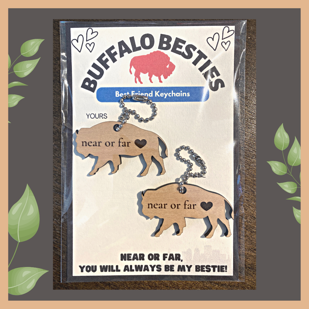 Buffalo Bestie Keychain